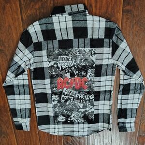 AC/DC Plaid Long Sleeve Shirt